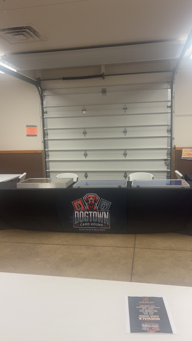 The Dogtown Card Hound welcome table